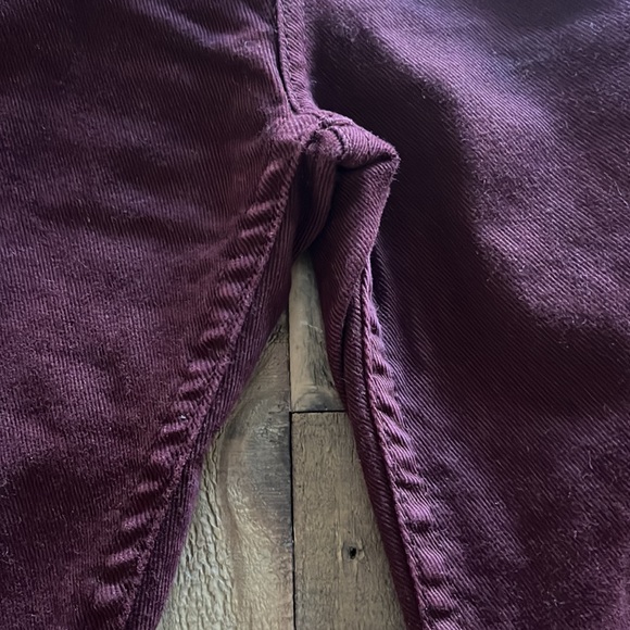 Sézane - excellent condition ankle length burgundy jeans size 27 but fit like 25 - Picture 8 of 15